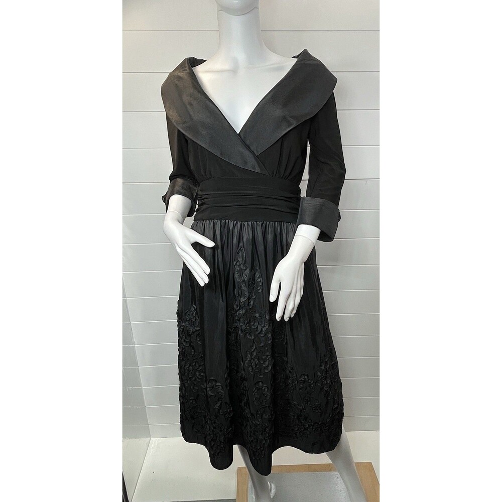 Beautiful Vintage Black JESSICA HOWARD -Audrey Hepburn Dress/8 Retro 50s’ Style